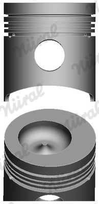 87-279600-10, Kolben, Kolben komplett mit Ringen und Bolzen, NÜRAL, 1515400, 93061600, 1516100