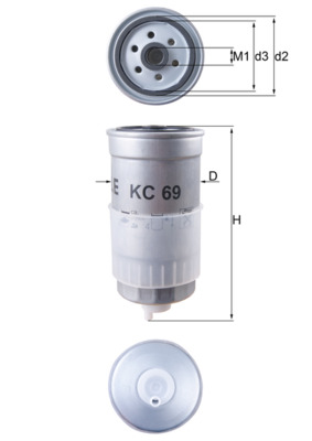 KC69, Kraftstofffilter, Kraftstofffilter, MAHLE, 0009830510, 028127401A, 028127435, 0738025, 075FS, 1001270008, 100316, 100345, 1118702100, 1270529, 1457434184, 154087497800, 15946, 2437900, 28000240302, 30922520, 4132, 5043, 6216, 63245, ADV182327, ALG2056, BG1568, BSP25057, CFF100144, CS456, DN301, E148099, EFF037, ELG5225