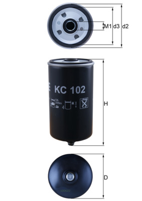 KC102, Kraftstofffilter, Kraftstofffilter, MAHLE, 0018354447, 01182224, 0170152000, 51125030004, 7000712, 8311997648, F816200060010, X50408300002, 51125030005, 7012763, 83119976480, A0018354447, F816200060020, 51125030009, 7211230, 8319121610, F816200710060, 51125030010, 7382048, 83191281610, G311200060010, 51125030016, 8145894, G311200060050, 51125030017, 9145894, X810190165, 51125030018, 9145984, 51125030028
