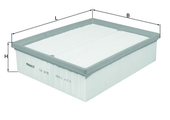 LX819, Air Filter, Air filter, MAHLE, 03G133837, 06C133843, 06C133837L, 6C133843, 06E133837D, 0714219, 0986626819, 1118601600, 1121330003, 120283, 152071761663, 181, 23334, 2693, 3016200, 30923334, 42972, 446AP, 585043, 60817, 8250, A1119, A2035, A45457, ADV182208, AF050, AF20072, AF3593, AG1497, AI5254