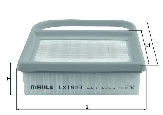 Luftfilter - LX1603 MAHLE - 42381410300B