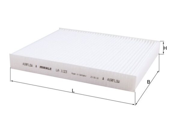 LA1123, Filter, interior air, Cabin filter, MAHLE, 13356914, 1808524A, FC428, 13356916, 13508023, 23456097