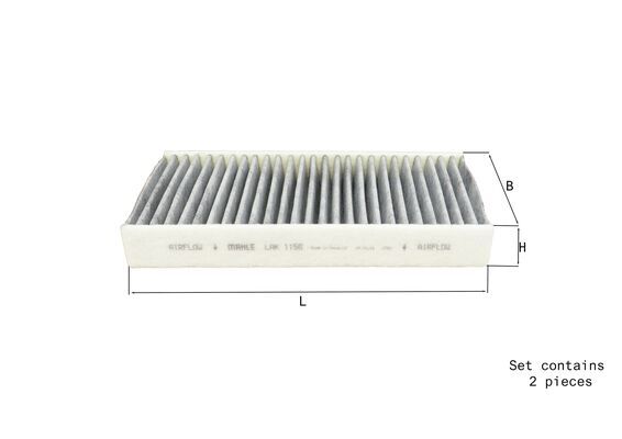 LAK1156/S, Filter, interior air, Cabin filter, MAHLE, 17563KX2, 1987435538, 20945865, 3123200025/S, 45865, 4621ACC, 5427900, 64116823725, 715811, 80004825, ADB112512, AHC428-2, C11383C, CFA11815-2, CUK23005-2, EC7222, EKF379A2, FK277-2, HB264C, JKR7305, K1342A2X, LCVF597, MS6487C, PCK8408-2, V20311052, 1987435582, 64116823726, CC1478, CUK23015-2, 64116835405