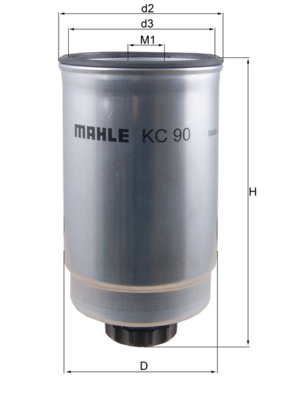 KC90, Fuel filter, Fuel filter, MAHLE, 1457434408, 2437100, 5020307, 587720, 6003, 7111-996, 7111996A, 8671002650, 99.112.42/130G, ALG2500, AZF688, AZF688A, BFF8134, C4986, CS433, D206, DN873, EFF022, EFG87, ELG5223, F57294, FF5107, FG2065, FN296, FP5158A, H120WK, L209, L3516F, MD267, N295