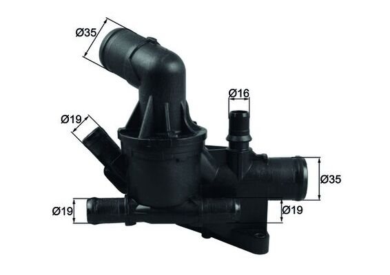 Thermostat, Kühlmittel - TH5480 MAHLE - 1106100Q1J, 110614574R, 411922.80D0