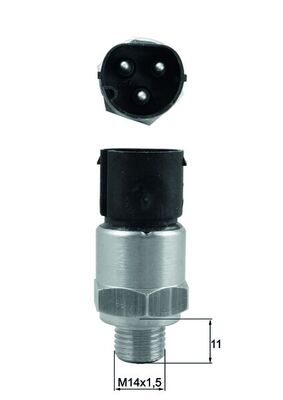 Temperaturschalter, Kühlerlüfter - TSW74 MAHLE - 61318361787, 7.5679, 8361787