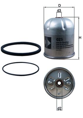 OZ5D, Ölfilter, Ölfilter, MAHLE, 0120310080, 1310891, 2294, 2590200, 545117, 57017, 637OZ, BC7140, CS41001, DOC2212, EG1249, F026407058, OP265, OR745/2, P550663, SP1283, Z12D64, ZR903X, 0120310085, 1376481, BC7194, LSF5201, 0170386000, 1529635, 0170386001