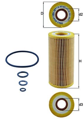 OX383D, Ölfilter, Ölfilter, MAHLE, 101328, 2751800009, FOP378, HU721/3X, L35534, OE677/2, P973, 221697, 2751840025, A2751800009, A2751840025