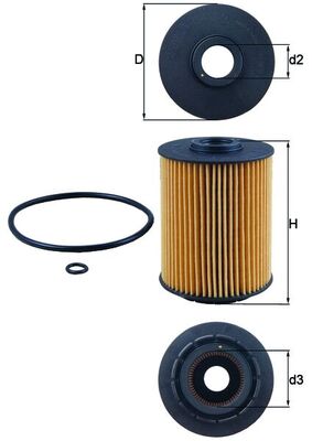OX356D, Oil Filter, Oil filter, MAHLE, 077115401L, E356HD56, F00E369880, FOP332, HU932/7X, P846, SO7153, V109774, 077115433A, 077115561H, 077115562