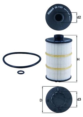 OX1123D, Oil Filter, Oil filter, MAHLE, 079115561J, 079198405D, 09864B7028, 154072426651, 2509000, ADV182115, CH11791ECO, E861HD413, FOP299, HU7024Z, L1070, LVFL814, MD841, S5090PE, V104315