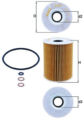 OX254D2, Oil Filter, Oil filter, MAHLE, 11427834734, F00E369886, FOP277, HU926/5X, P908, SO7214, 11427840594, 7834734, 7840594