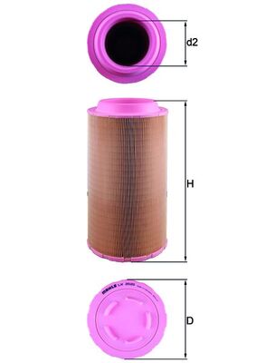 LX2020, Luftfilter, Luftfilter, MAHLE, 0009839025, 0040942304, 01180867, 055129R1, 05821147, 072386, 0986B03001, 105070, 11323374, 1209590, 14261549, 149167A1, 154703575380, 16137408, 18011914, 21206, 220065, 2229020, 2750600, 390995, 4117526A, 4624082223, 49131, 50013542, 503876, 5501660932, 571744008, 580/12020, 59042630, 6001955