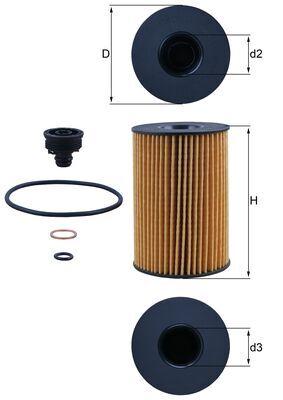 OX353/7D, Oil Filter, Oil filter, MAHLE, 11427580676, 11427583220, 2520100, E359HD306, F026407158, HU8007Z, SO7212, 7583220, 11427600089, 11427848321, 7600089, 7610025=OHNEDICHTUNG, 7615380, 7615380=OHNEDICHTUNG, 7848321, 99997600089