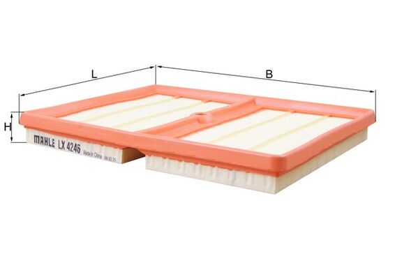LX4246, Air Filter, Air filter, MAHLE, 04C129620A, 103799, 1123210034, 153071762366, 30103799, 30A5100, A1816, A2591, ADV182276, ALA18046, AP062/2, C22035, CA12017, E1333L, EAF972, F026400611, LVFA1580, MD8900, PA3737, PA7834, WA9811, 154072422704
