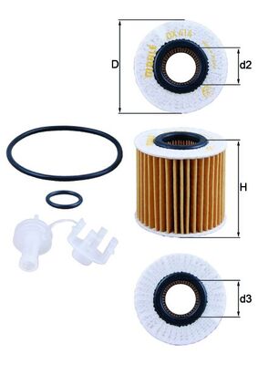 OX414D1, Ölfilter, Ölfilter, MAHLE, 041520V010, 04152-YZZA1, 0986AF0009, 150-3021, 2519600, ALO8147/5, C25608, FOP392, HU7019Z, L1076, OE685/1, P967, SO6134, V700017, WL7453, 0415231050, F026407093, TG9972, 0415231090, F026407098, 04152YZZA1