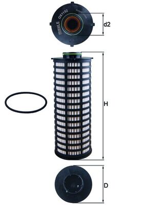 OX1152D, Oil Filter, Oil filter, MAHLE, 107822, 2511100, 500086331, 759013, E311H01D273, FA6145, FA6145ECO, HU11002X, LF17546, MD729/1, ML1750, OE693/2, P954658, S5111PE, 5801592277