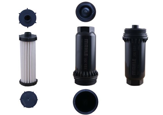 HX151KIT, Hydraulic Filter, automatic transmission, Filter, MAHLE, 152004740R, 1564960, 1589089, 2513A040, 31256837, 7141370002, V25-0130, 1564965, 31259415, 7M5R6C631AD, 31259611, 7M5R6C631AB, 7M5R6C631AC