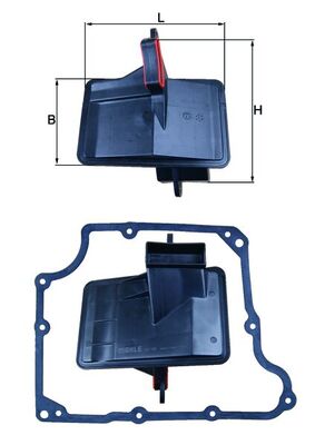 HX166D, Hydraulic Filter, automatic transmission, Filter, MAHLE, 0703300, 176032, 207689, 5164553, 8020074, 90348728, 90541934, ADBP210089, V40-0146, 0703301, 90444695, V40-0149, 0703302, 90510748, 0703303, 703300, 703301, 703302, 703303