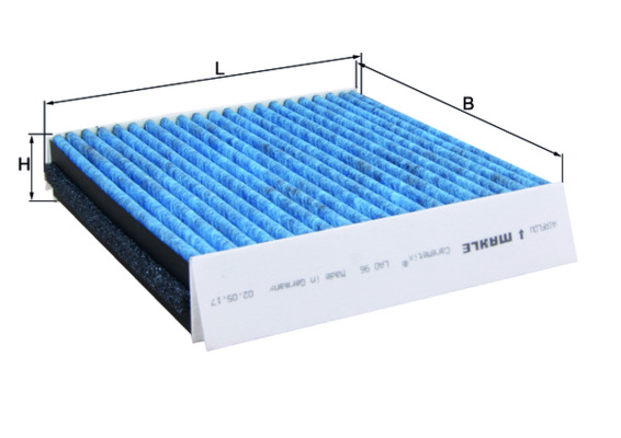 LAO96, Filter, interior air, Cabin filter, MAHLE, 0001104V017, 0001110V003, E964LC, WG1916633, 0001105V017, A0001110V003, 0001110V003000000, 0001110V004, 0001110V004000000, Q0001110V003000000