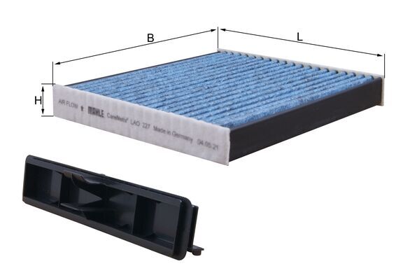 LAO227, Filter, interior air, Cabin filter, MAHLE, 0986628527, 7701064237, E3978LC, 8671018402, A8527