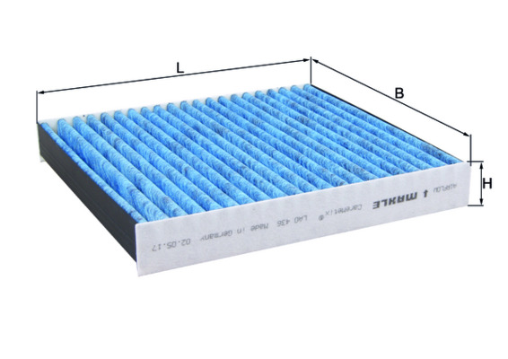 LAO436, Filter, interior air, Cabin filter, MAHLE, 52063110, 7803A005, 8981394280, 98139428, E3917LC, FP2141, WG1736023, 52101541, 7803A043