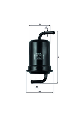 Kraftstofffilter - KL159 MAHLE - 0450905983, 3171500, 35143230002