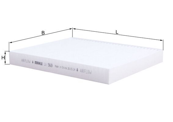 LA569, Filter, interior air, Cabin filter, MAHLE, 00K05058693AA, 05058381AA, 154705272270, 1987432273, 21CHCH3, 325, 453-6067, 5058381AA, 5315000, 65549, 715735, 80001187, ACP106, ADA102509, AH365, CF10729, CF-75, CU2227, E3974LI, E659, EKF318, ELR7280, G1343000, HB230, K05058693AA, K1303, LVCF513, MP325, NC2377, PC8335