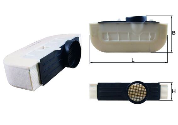 LX3294/4, Air Filter, Air filter, MAHLE, 4M0133843A, PA3808