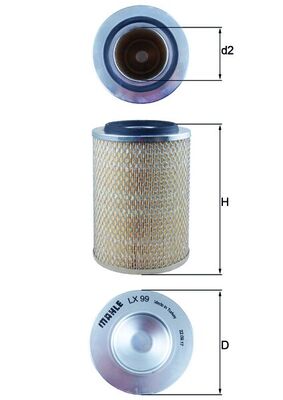 LX99, Air Filter, Air filter, MAHLE, 00073649, 0009839019, 0009932406, 00568, 01EFA144, 044129620A, 05821301, 1123210013, 120105, 12-49, 1457429944, 154071593460, 2430, 26.43.39/20, 278201090020, 2798200, 29000593, 29504476, 335AR, 44980929, 46330, 4930140, 5501642705, 60161, 92124213, 93152017, 9659, A47058, A492, A879