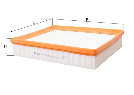 LX4404, Luftfilter, Luftfilter, MAHLE, 0000900700, 0123210030, 108331, 165464JA1A, 165464JA1B, 2001155, 20155, 30A5900, A1822, ADN12290, AP034/8, C21001, E1455L, EAF985, ELP9504, F026400426, FA155S, J1321089, LVFA1651, MD8912, N132N83, NA2261, P613, PA3859, QFA0964, WA9875, 0000940000, A0000900700, A0000940000