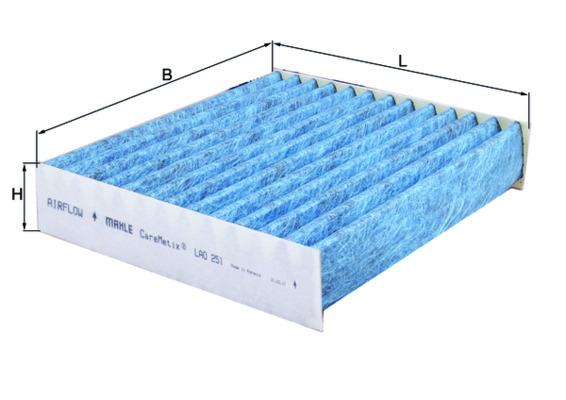 LAO251, Filter, interior air, Cabin filter, MAHLE, 0013871V001, 4548300018, E1928LC, MR958017, WG1788839, 0013871V001000000, A4548300018, 0013871V002, 0013871V002000000, 13871V001000000, Q0013871V002000000