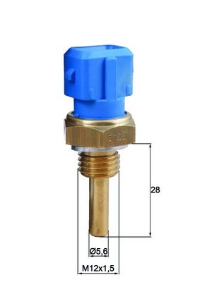 Sensor, coolant temperature - TSE12 MAHLE - 0000009946866, 00013323969, 004435008