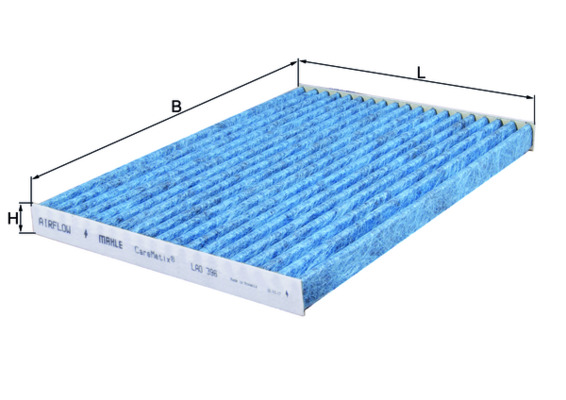LAO396, Filter, interior air, Cabin filter, MAHLE, 0986628524, 27277EN000, 49352XP, AHA340, CB1286, CFP11435, CKA1936, E2976LI, FP1936, 27277EN025, A8524, 27277JD10A, 999M1VS007