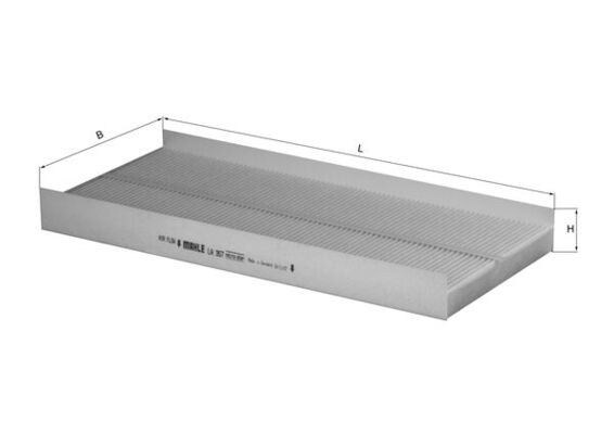 LA357, Filter, interior air, Cabin filter, MAHLE, 0018351547, 01063600A, 106594, 154703503830, 17431, 1987431181, 465751, 716050, 80000337, 830134N, AF55748, CU5096, E999LI, ELR7530, H14002484, HB262, K129231, PA5648, A0018351547, CP1185, H140024841, MP231