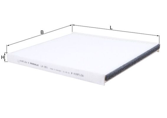 LA851, Filter, interior air, Cabin filter, MAHLE, 09KI00, 0K55361C14, 154705984170, 17032F, 1987431557, 214, 21K00, 24564, 28123190002, 5324000, 698887, 80000537, 91924564, ADG02518, AH344, CCF0032, CF11245, CU2640, DCF280P, E1999LI, E637, EKF224, FC341, J1340302, K1173, KC6102, MP214, NC2364, PC8301, QFC0213