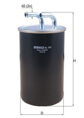 KL737, Kraftstofffilter, Kraftstofffilter, MAHLE, 154703883860, 1770A024, 2412600, 3005528, 32143230011, 4837, ADC42362, ALG2153, BFF8170, CFF100597, DN2706, EFF183, ELG5420, F026402086, FC528S, FCS815, FL16402, FN105, FP6080, H442WK, HDF578, J1335054, J1335062, LVFF714, M133I13, MF4675, PP853/1, PS11273, QFF0209, RN519