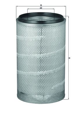 Air Filter - LX1239 MAHLE - 31-44, 9753, ACU8498
