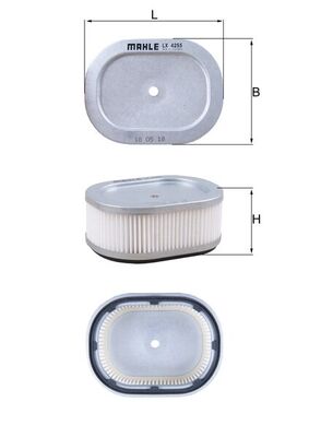 Air Filter - LX4255 MAHLE