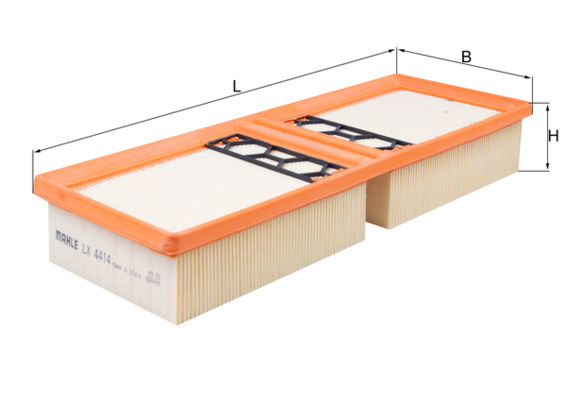 LX4414, Air Filter, Air filter, MAHLE, 0000050534420, 101662, 50534420, ADL142229, AP098/4, C36031, E1450L, ELP9572, F026400631, MD3002, WA9876