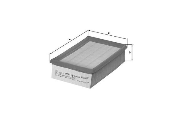 LX475, Luftfilter, Luftfilter, MAHLE, 1444Q5, 1457433743, 152071758525, 2629, 3005700, 60908, 7701040285, 8060, A17690, A309, A472, AF20053, AG1237, AI5158, AP133, AP187, C2282, CA5673, CAF100702P, E828L, EAF254, ELP3657, GFE2355, MA1079, MAP60027, MD9358, P057, PA472, PA7180, PC2182E