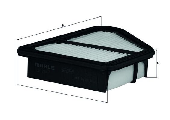 Luftfilter - LX2647 MAHLE - 154705285290, 17220RSJE00, 2004454