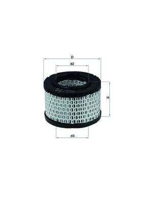 LX191, Luftfilter, Luftfilter, MAHLE, 0001310197, 1250391, 2725002000, 2940121598337, 81083040080, U650, 13720043142, A0001310197, 13721250391