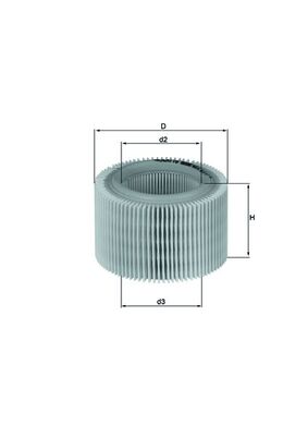 LX718, Luftfilter, Luftfilter, MAHLE, 13721342355, C1530/1, SA5162, 1342355, 13711342354