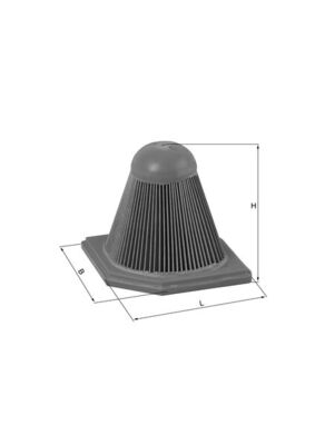 Luftfilter - LX1892 MAHLE - 13717713428, WG1216108, 7713428
