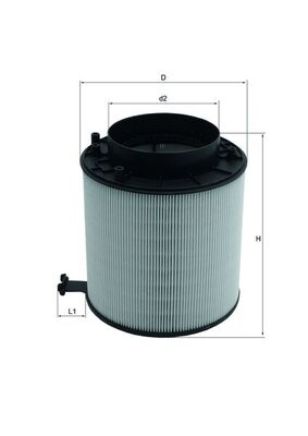 LX2091D, Air Filter, Air filter, MAHLE, 109182, 1123210019, 154703705060, 2769200, 8K0133837Q, A1281, AF3940, AK371/4, ALA8917, BFA2379, C16114, E675LD157, EAF770, EL9288, F026400394, FL9146, PA3223, S7692A, V489, WA9703, 8K0133837S, C16114/2X, V489/606, 8K0133843, C16114X