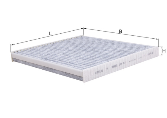 LAK411, Filter, interior air, Cabin filter, MAHLE, 1613733080, 1987435551, 36040, 5426900, 71776016, 80000816, ADL142512, AHC263, ALC6483, CFA11961, CUK2544, E2940LC, EC476, PCK5820, PCK8205, V24311108, 1615646880, CC1278