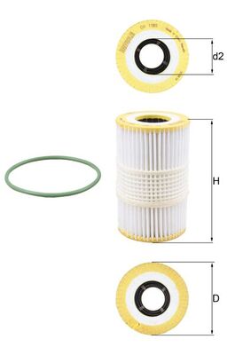 OX1185D, Oil Filter, Oil filter, MAHLE, 06E115466B, 100490, ADV182120, ALO-8742, E237HD331, EOF310, HU7011Y, LVFL839, 06E115466E, HU7011Z, 06E115562B, HU7035Y, 06E115562E, 06E115562H