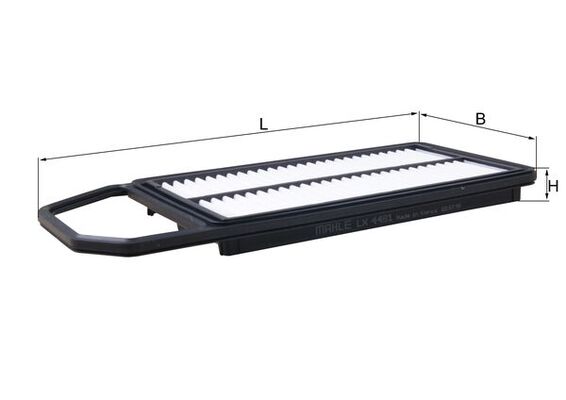 Luftfilter - LX4481 MAHLE - 1378068PA0, ADK82254, E1569L
