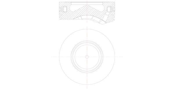 Kolben - 081PI00105001 MAHLE