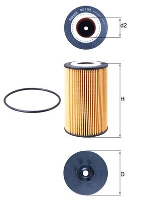 OX1161D, Oil Filter, Oil filter, MAHLE, 0001803009, 109106, 57010, ADU172102, CH11051, E149HD114, FOP387, HU8012Z, L1102, 1561840125, A0001803009, A1561840125